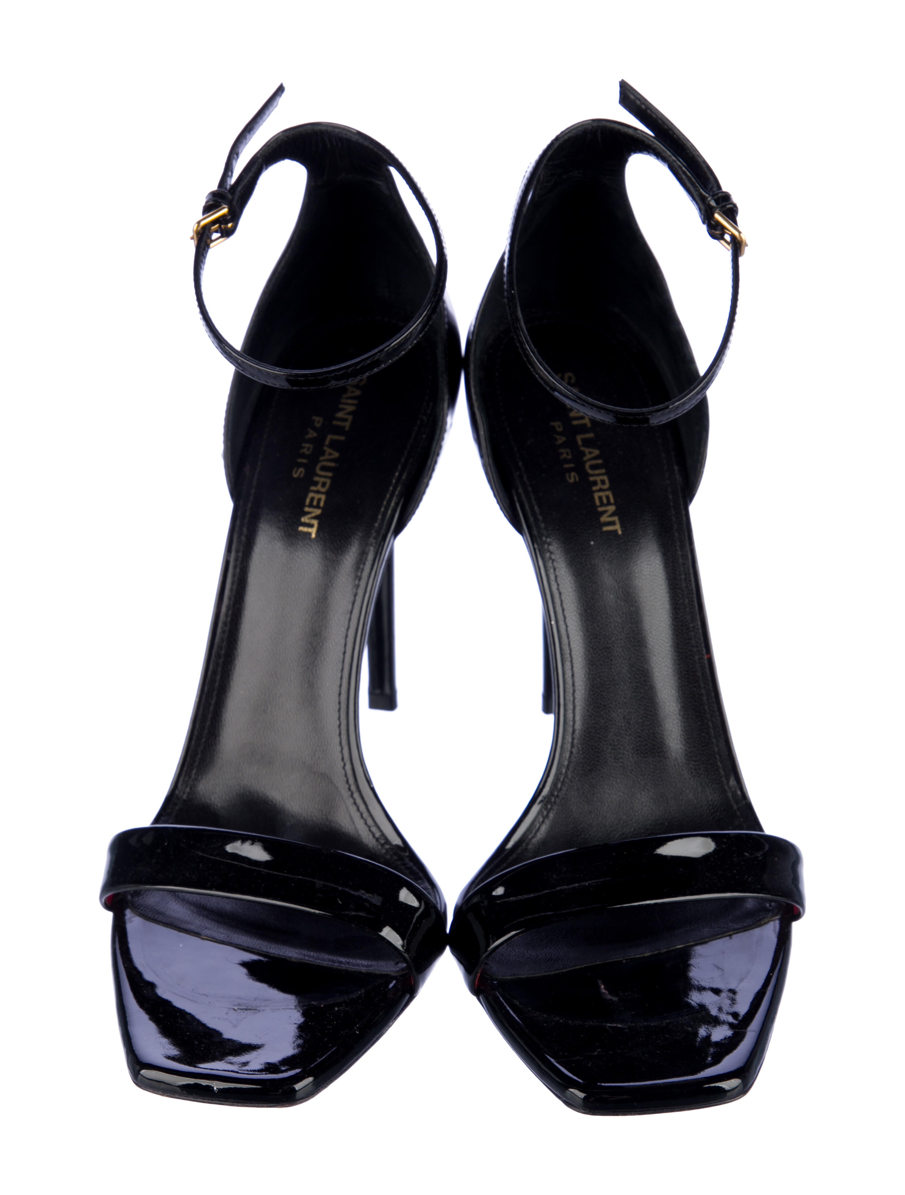 Saint Laurent Patent Leather Sandals